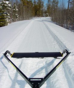 snow groomer front view