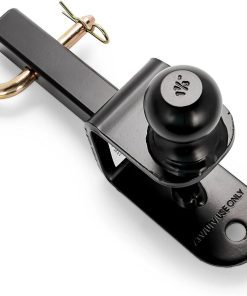 Black Boar ATV/UTV Mount with Hitch Winch Strap Loop (1 7/8" Ball, 1 1/4" Shank) (66026)