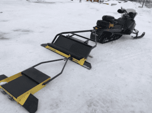 snow groom both classic and skate cross country ski trails.