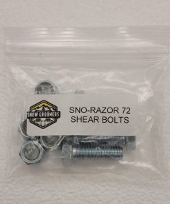 SNO-RAZOR 72 Shear Bolts/Nuts (Set of 2)