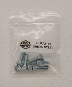 SNO-RAZOR 36/48 Shear Bolts/Nuts (Set of 2)