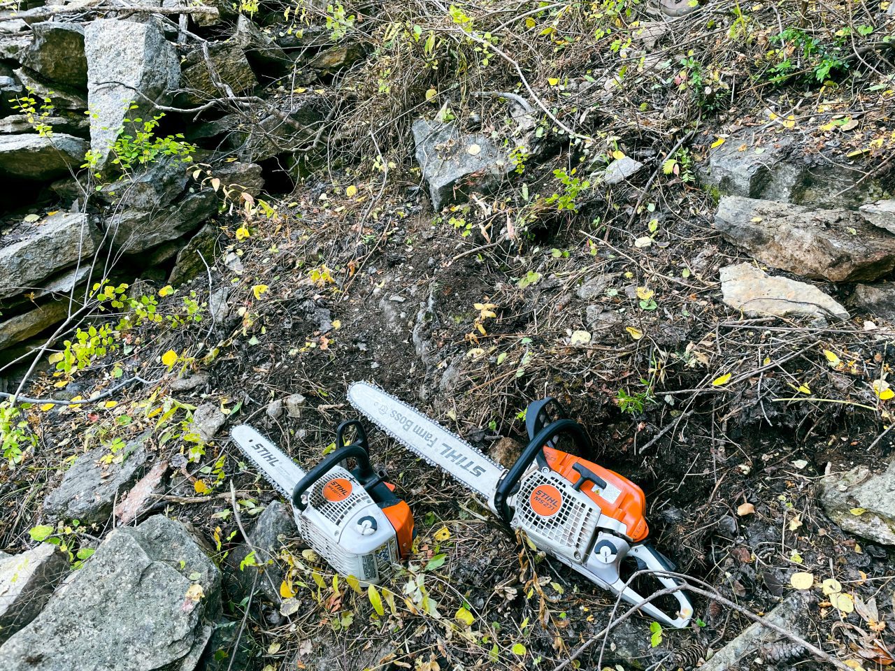 Trail building equipment