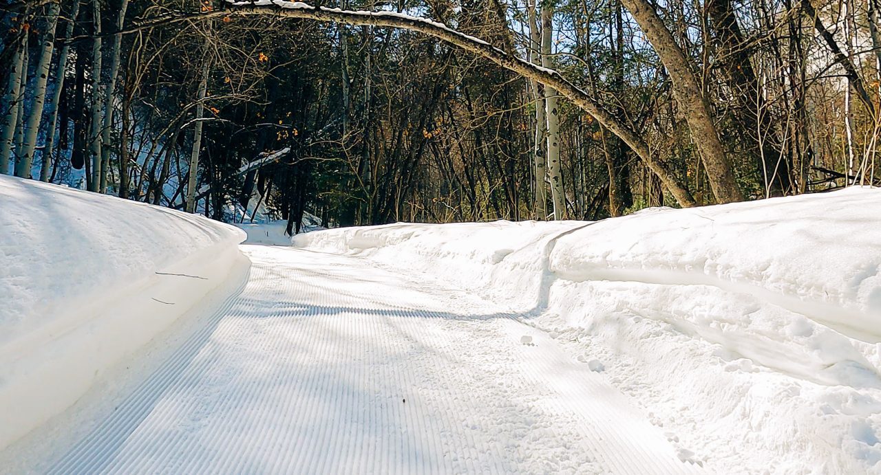 snow grooming trail