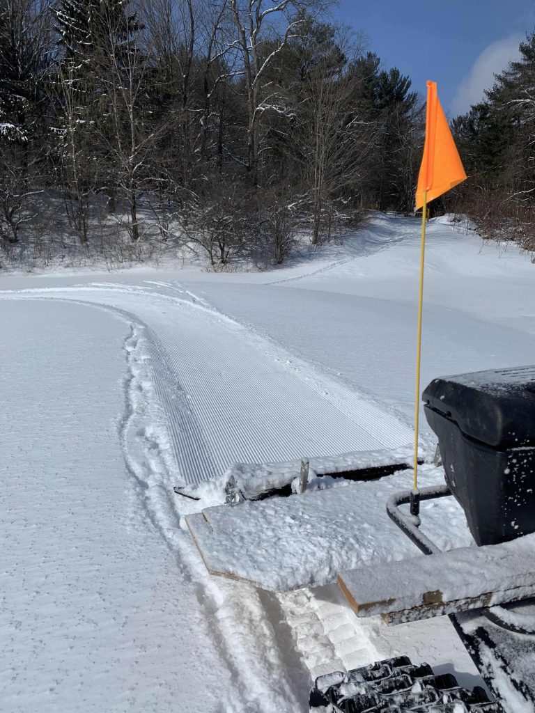 Corduroy (002) tracked ATV snow grooming