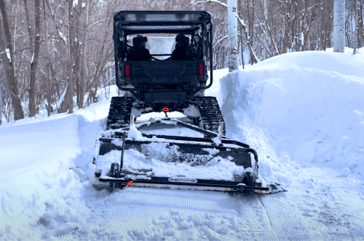 Snow Groomer on UTV Rental
